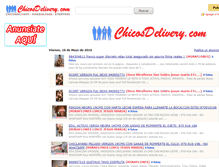 Tablet Screenshot of chicosdelivery.com